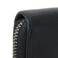 LOUIS VUITTON Long Wallet Purse N63548 Anfini Leather (Damie embossed) onyx Black New Zip Around RFID Damier Anfini Zippy Wallet Vertical mens Used Authentic