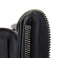 LOUIS VUITTON Long Wallet Purse N63548 Anfini Leather (Damie embossed) onyx Black New Zip Around RFID Damier Anfini Zippy Wallet Vertical mens Used Authentic