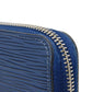 LOUIS VUITTON Long Wallet Purse M61873 Epi leather Andigo blue New LV logo dark blue navy Zip Around Epi Zippy wallet unisex(Unisex) Used Authentic