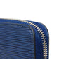 LOUIS VUITTON Long Wallet Purse M61873 Epi leather Andigo blue New LV logo dark blue navy Zip Around Epi Zippy wallet unisex(Unisex) Used Authentic