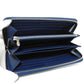 LOUIS VUITTON Long Wallet Purse M61873 Epi leather Andigo blue New LV logo dark blue navy Zip Around Epi Zippy wallet unisex(Unisex) Used Authentic