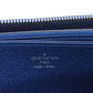 LOUIS VUITTON Long Wallet Purse M61873 Epi leather Andigo blue New LV logo dark blue navy Zip Around Epi Zippy wallet unisex(Unisex) Used Authentic