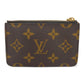LOUIS VUITTON Coin case M81880 Monogram canvas x grain leather (embossed) Armagnac Monogram Card Case Porto Cult Romy