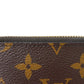 LOUIS VUITTON Coin case M81880 Monogram canvas x grain leather (embossed) Armagnac Monogram Card Case Porto Cult Romy