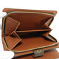 LOUIS VUITTON Bifold Wallet M61207 Monogram canvas x grain leather Armagnac LV logo flower passport cover in good condition Monogram Porto Papier Zip unisex(Unisex) Used Authentic