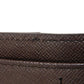 LOUIS VUITTON Bifold Wallet N61668 Damier canvas x cowhide leather x grain leather Ebene logo brown snap button billfold card case coin case Damier Compact zip unisex(Unisex) Used Authentic