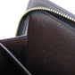 LOUIS VUITTON Bifold Wallet N61668 Damier canvas x cowhide leather x grain leather Ebene logo brown snap button billfold card case coin case Damier Compact zip unisex(Unisex) Used Authentic