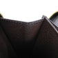 LOUIS VUITTON Bifold Wallet N61668 Damier canvas x cowhide leather x grain leather Ebene logo brown snap button billfold card case coin case Damier Compact zip unisex(Unisex) Used Authentic