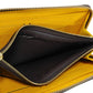 LOUIS VUITTON Long Wallet Purse M60744 Monogram canvas x grain leather (embossed) Mimosa LV Logo Flower Yellow Zip Around Monogram Portefeuille Clemence unisex(Unisex) Used Authentic