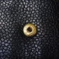 CHANEL Coin case Caviar skin black COCO Mark CC Mark 3rd Series Vintage Big Coco Compact flap wallet unisex(Unisex) Used Authentic