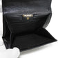 CHANEL Coin case Caviar skin black COCO Mark CC Mark 3rd Series Vintage Big Coco Compact flap wallet unisex(Unisex) Used Authentic