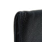 CHANEL Long Wallet Purse A01434 Caviar skin black COCO Mark CC Mark 4th Series Vintage Big Coco Long flap wallet unisex(Unisex) Used Authentic