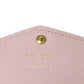 LOUIS VUITTON Long Wallet Purse M64082 Implant leather (monogram embossed) Rose poodle Monogram Unplant Portefeuille Sarah