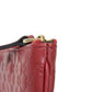 GUCCI Coin case 544248 BMJ1G 6420 GG striped leather Red logo embossed key ring gold Micro GG Shima Guccissima coin purse unisex(Unisex) Used Authentic