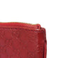 GUCCI Coin case 544248 BMJ1G 6420 GG striped leather Red logo embossed key ring gold Micro GG Shima Guccissima coin purse unisex(Unisex) Used Authentic