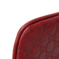 GUCCI Coin case 544248 BMJ1G 6420 GG striped leather Red logo embossed key ring gold Micro GG Shima Guccissima coin purse unisex(Unisex) Used Authentic
