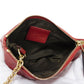 GUCCI Coin case 544248 BMJ1G 6420 GG striped leather Red logo embossed key ring gold Micro GG Shima Guccissima coin purse unisex(Unisex) Used Authentic