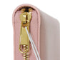 GUCCI Long Wallet Purse 772642 0OP0N 5909 Calf leather pink Current Bicolor Zip Around Unused logo Script zip-around wallet Women Used Authentic