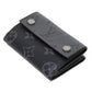 LOUIS VUITTON Tri-fold wallet M45417 Monogram Eclipse Reverse Canvas x Smooth Leather Noir RFID IC chip Monogram Eclipse Reverse Discovery compact wallet mens Used Authentic