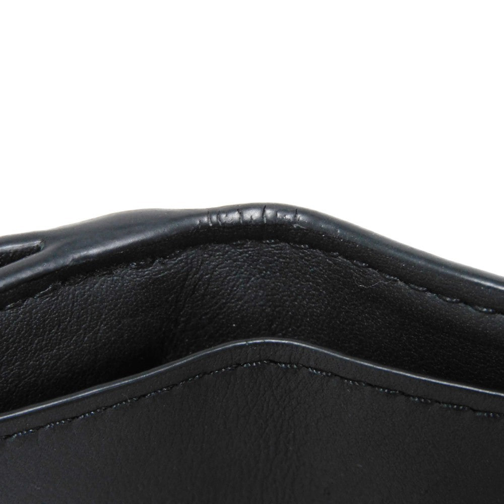 LOUIS VUITTON Tri-fold wallet M45417 Monogram Eclipse Reverse Canvas x Smooth Leather Noir RFID IC chip Monogram Eclipse Reverse Discovery compact wallet mens Used Authentic