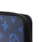 LOUIS VUITTON Long Wallet Purse M80423 Shadow leather (monogram embossing) Navy Monogram shadow Zippy Wallet Vertical