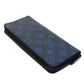 LOUIS VUITTON Long Wallet Purse M80423 Shadow leather (monogram embossing) Navy Monogram shadow Zippy Wallet Vertical
