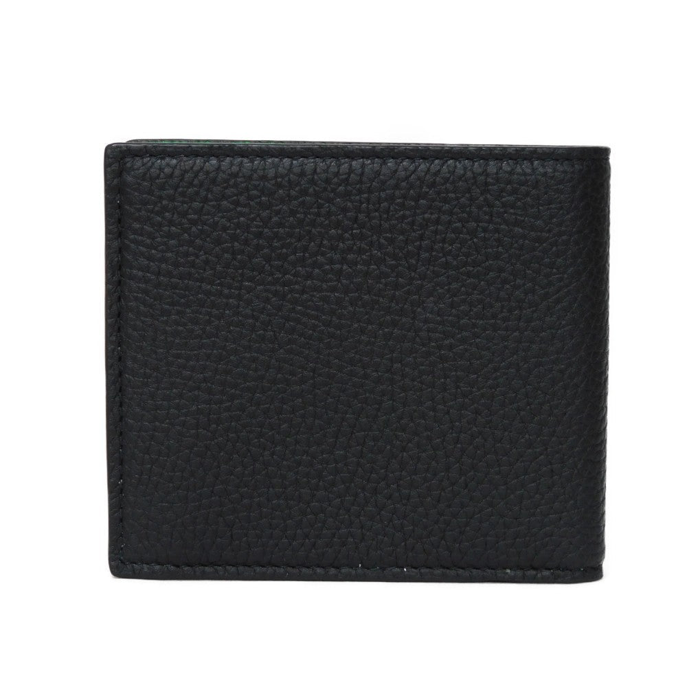 GUCCI Bifold Wallet 771153 AAEBR 1043 Calf leather (embossed) black logo metal Coin Wallet
