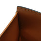 CELINE Tri-fold wallet 10F523CQ7.04LU satin calfskin Brown Current Calfskin Brown Turnlock Sese Small Trifold Wallet 16 Women Used Authentic