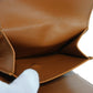 CELINE Tri-fold wallet 10F523CQ7.04LU satin calfskin Brown Current Calfskin Brown Turnlock Sese Small Trifold Wallet 16 Women Used Authentic