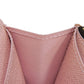 LOUIS VUITTON Long Wallet Purse N61227 Damier canvas, grained leather (embossed) Dark brown logo Ebene Brown Pink Bifold Wallet Bicolor Damier Portefeuille Kaisa Women Used Authentic