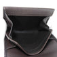 GUCCI Coin case 120964 GG striped leather Dark brown Snap Button Card Case Business Card Holder Pass Case Wallet GG Shima Guccissima coin purse mens Used Authentic