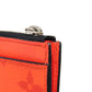 LOUIS VUITTON Coin case M30829 Taiga leather (embossed) x Monogram canvas Rouge Taiga Lama Monogram Coin card holder
