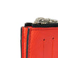 LOUIS VUITTON Coin case M30829 Taiga leather (embossed) x Monogram canvas Rouge Taiga Lama Monogram Coin card holder