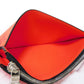 LOUIS VUITTON Coin case M30829 Taiga leather (embossed) x Monogram canvas Rouge Taiga Lama Monogram Coin card holder