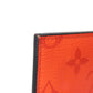 LOUIS VUITTON Coin case M30829 Taiga leather (embossed) x Monogram canvas Rouge Taiga Lama Monogram Coin card holder