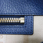 GUCCI Tote Bag 388561 Calf leather (embossed) blue Logo foil stamping GG charm Interlocking G tote unisex(Unisex) Used Authentic