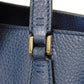 GUCCI Tote Bag 388561 Calf leather (embossed) blue Logo foil stamping GG charm Interlocking G tote unisex(Unisex) Used Authentic