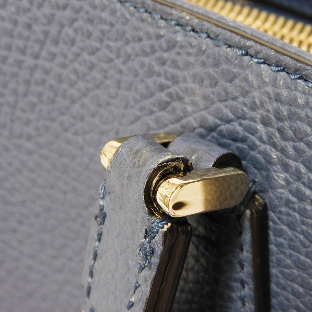 GUCCI Tote Bag 388561 Calf leather (embossed) blue Logo foil stamping GG charm Interlocking G tote unisex(Unisex) Used Authentic