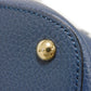 GUCCI Tote Bag 388561 Calf leather (embossed) blue Logo foil stamping GG charm Interlocking G tote unisex(Unisex) Used Authentic