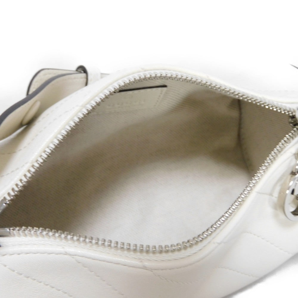 GUCCI Shoulder Bag 760170 AACPY 9022 Calf leather white Interlocking G Blondie Mini Bag