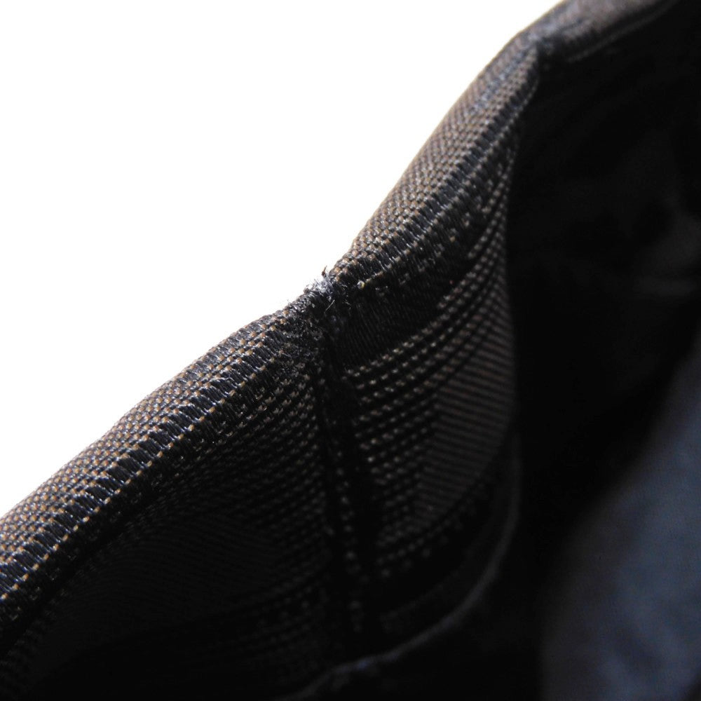 CHANEL Tote Bag A15991 Nylon jacquard x calfskin Brown CC Mark Nylon Jacquard Calfskin 10 Series COCO Mark New Travel Line Tote MM unisex(Unisex) Used Authentic