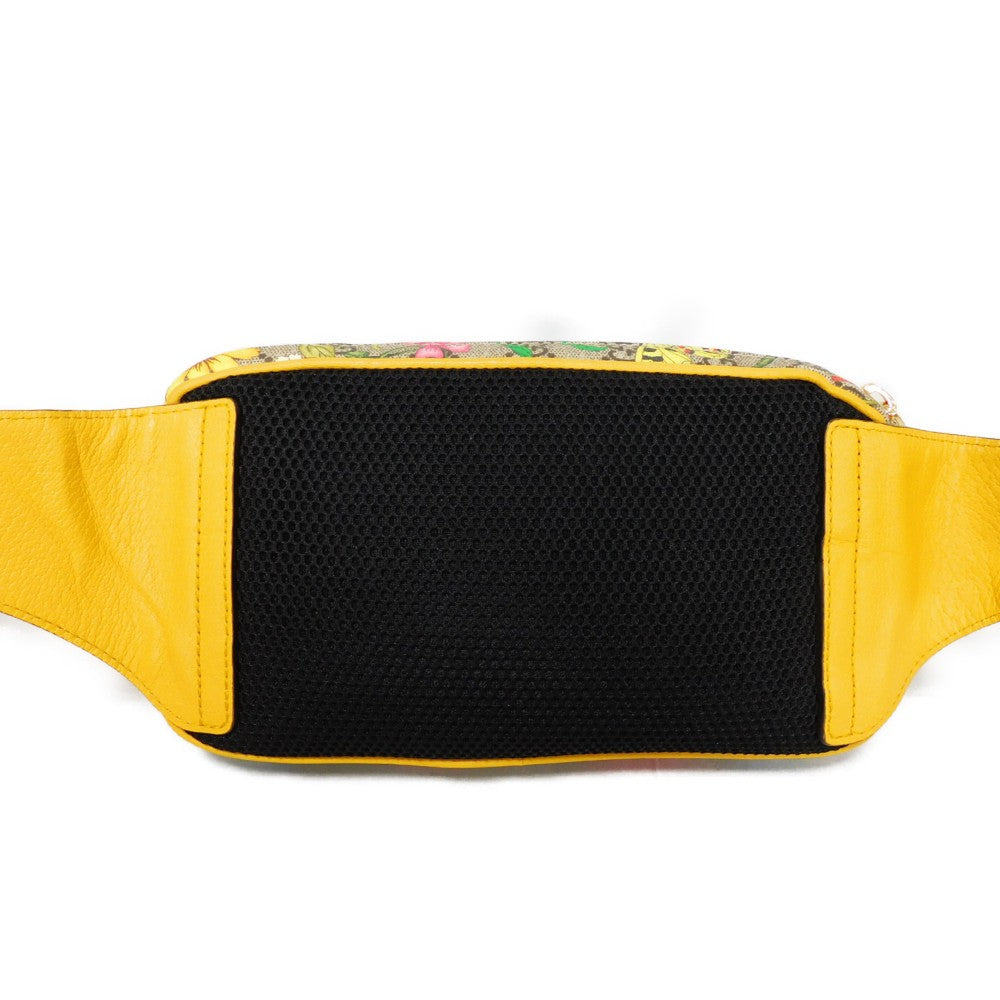 GUCCI Sling bag 574796 HWHCC 9783 GG Supreme canvas (polyurethane finish) x calf leather multicolor GG Supreme Ophidia GG Flora belt bag