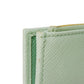PRADA Bifold Wallet 1ML050 ZLP F0RAY Safiano leather (stamped) Pastel green logo Saffiano Multicolor Compact Wallet