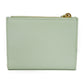 PRADA Bifold Wallet 1ML050 ZLP F0RAY Safiano leather (stamped) Pastel green logo Saffiano Multicolor Compact Wallet