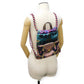 GUCCI Backpack 470443 Coated canvas multicolor Cat Head Embroidery Brocade Small Daypack