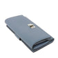 FENDI Long Wallet Purse 8M0437 A91B F09VN Calf leather (embossed) blue Cuoio Roma Twist Lock Unused Celeria Peekaboo Continental Wallet Women Used Authentic