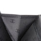 CHANEL Long Wallet Purse A20905 Calfskin (embossed) black Good condition CC mark Calfskin enamel No.9 COCO Mark COCO Button Long Flap Wallet unisex(Unisex) Used Authentic
