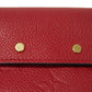 LOUIS VUITTON Tri-fold wallet M62185 Implant leather (monogram embossed) Slys LV logo flower emboss Monogram Unplant Portefeuille Pont Neuf Compact unisex(Unisex) Used Authentic