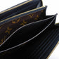 LOUIS VUITTON Long Wallet Purse M61855 Monogram canvas x Calfskin leather Noir Brown Black New Zip Around Monogram Retiro Zippy wallet unisex(Unisex) Used Authentic