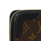LOUIS VUITTON Long Wallet Purse M61855 Monogram canvas x Calfskin leather Noir Brown Black New Zip Around Monogram Retiro Zippy wallet unisex(Unisex) Used Authentic